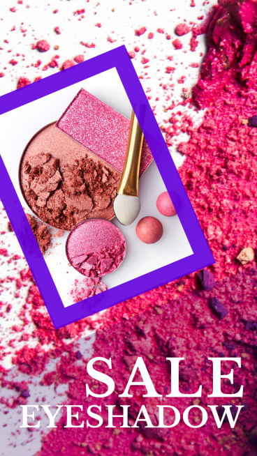 Simple Commercial Eyeshadow Discount Sale Instagram Story预览效果