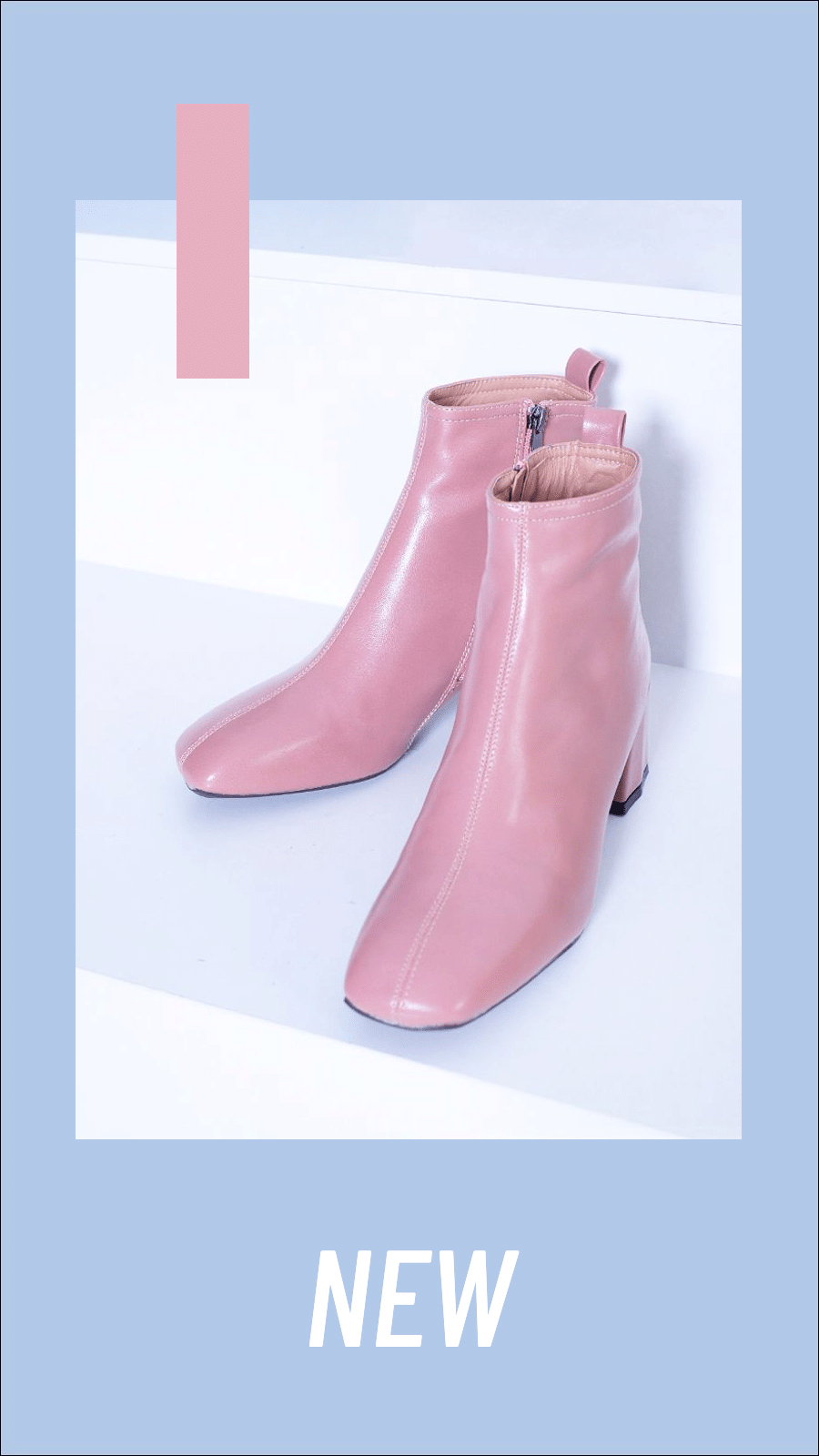 Minimalist Women's New Boots Display Instagram Story预览效果
