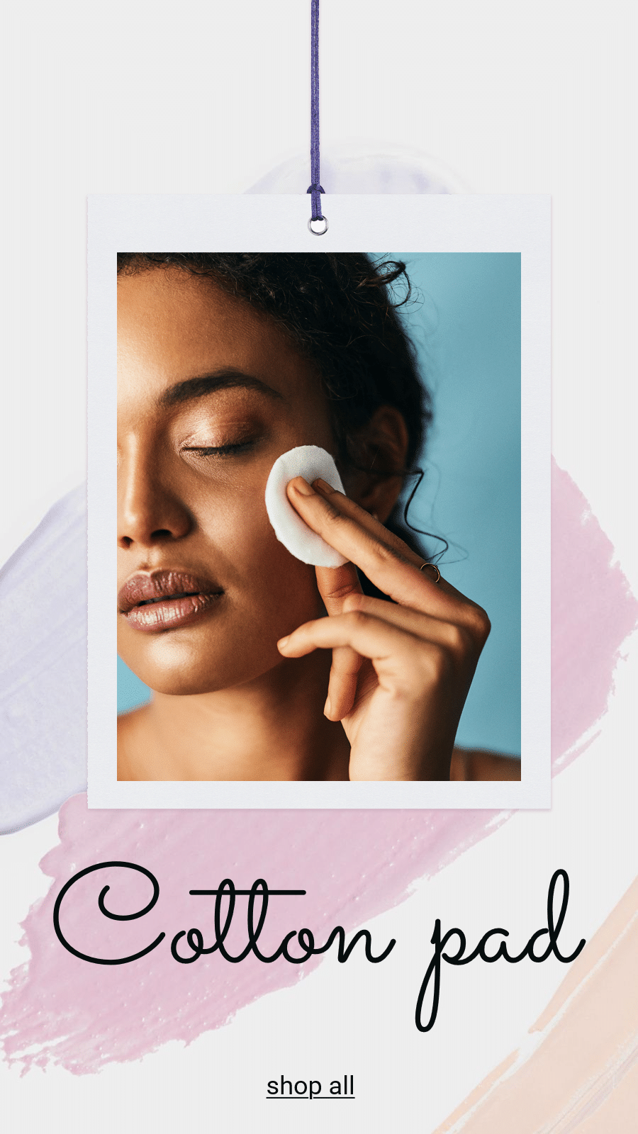 Beauty Cotton Pad Cosmetics Product Promo Ecommerce Story预览效果