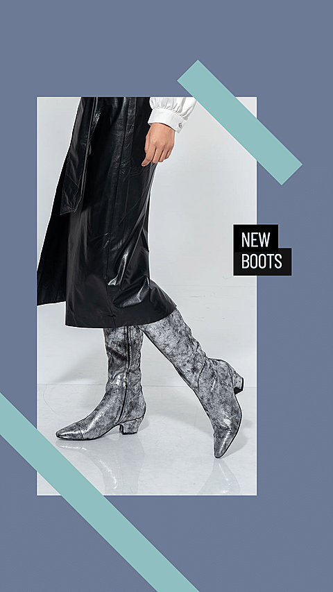 Simple Fashion New Boots Display Introduction Instagram Story