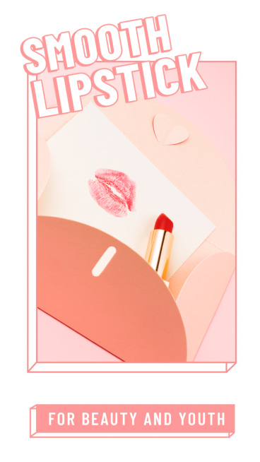 Simple Fresh Lipsticks Display Introduction Instagram Story预览效果