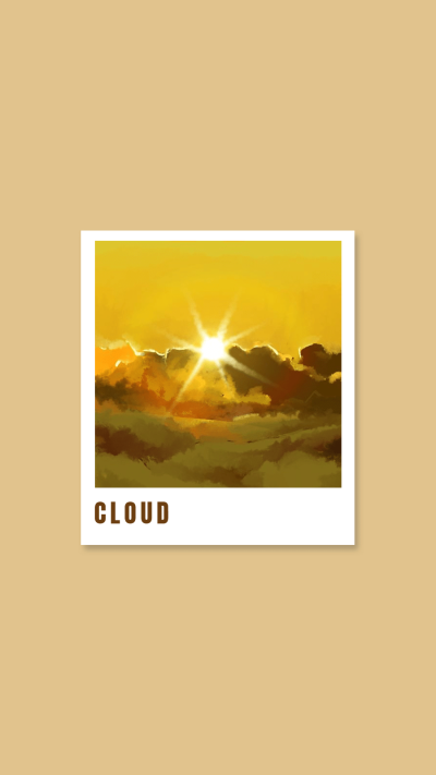 Literary Cloud Polaroid Photography Illustration Instagram Highlight