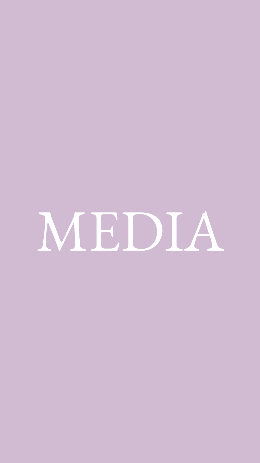 Simple Style Purple Background Media Text Instagram Highlight
