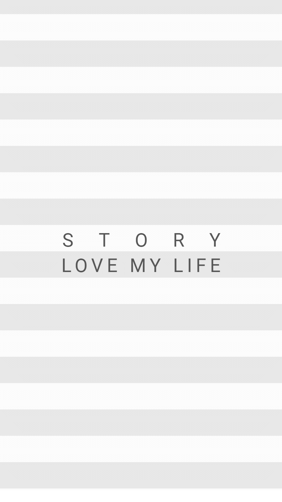 Simple Style Stripe Background Life Sharing Text Instagram Highlight