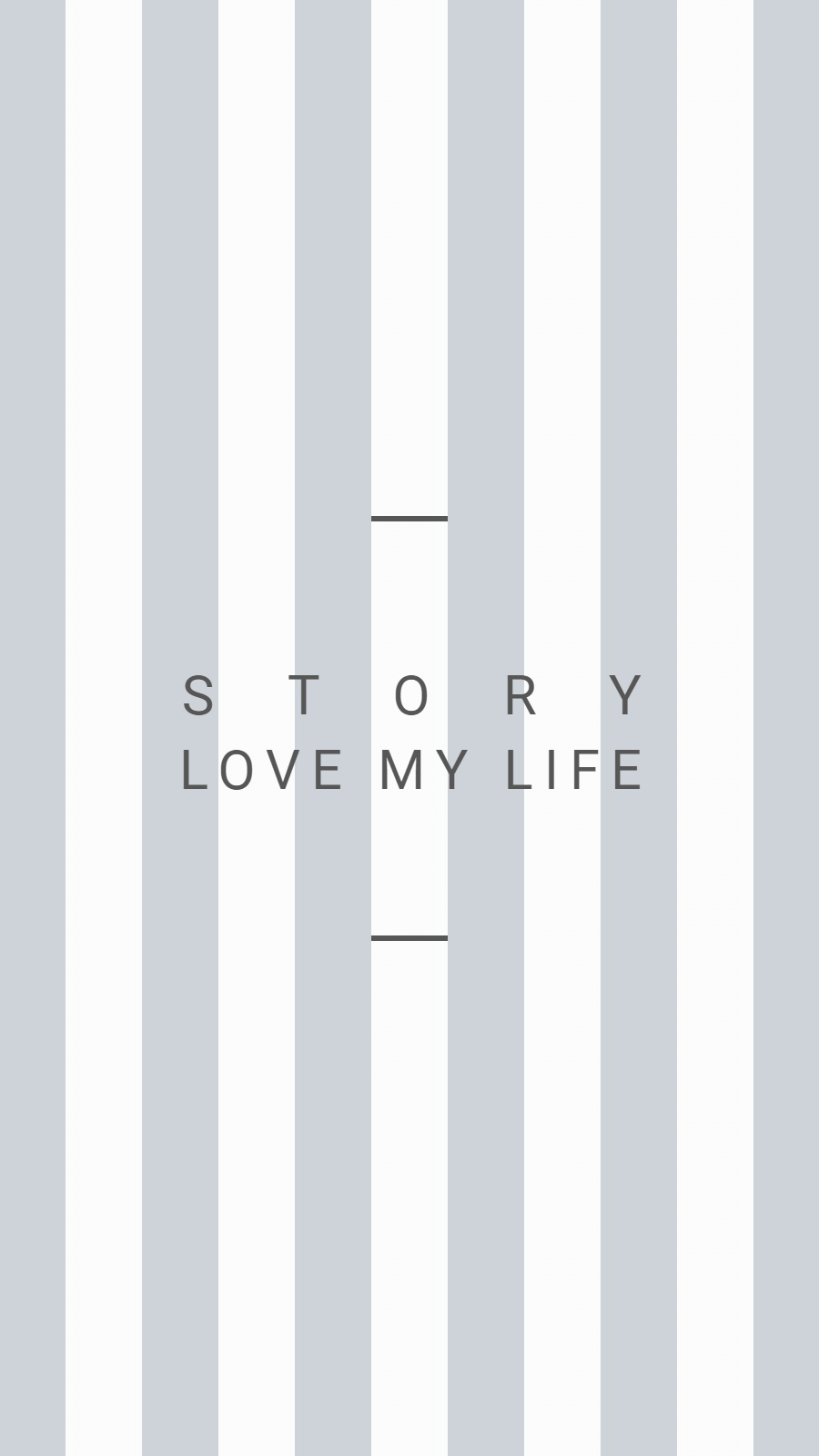 White Light Blue Stripe Background Simple Text Fashion Style Instagram Highlight