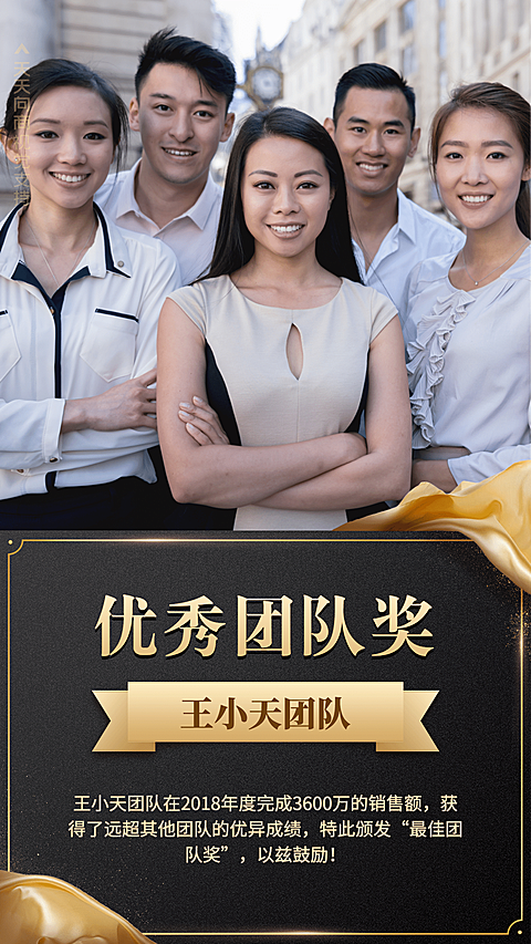 优秀团队表彰喜报