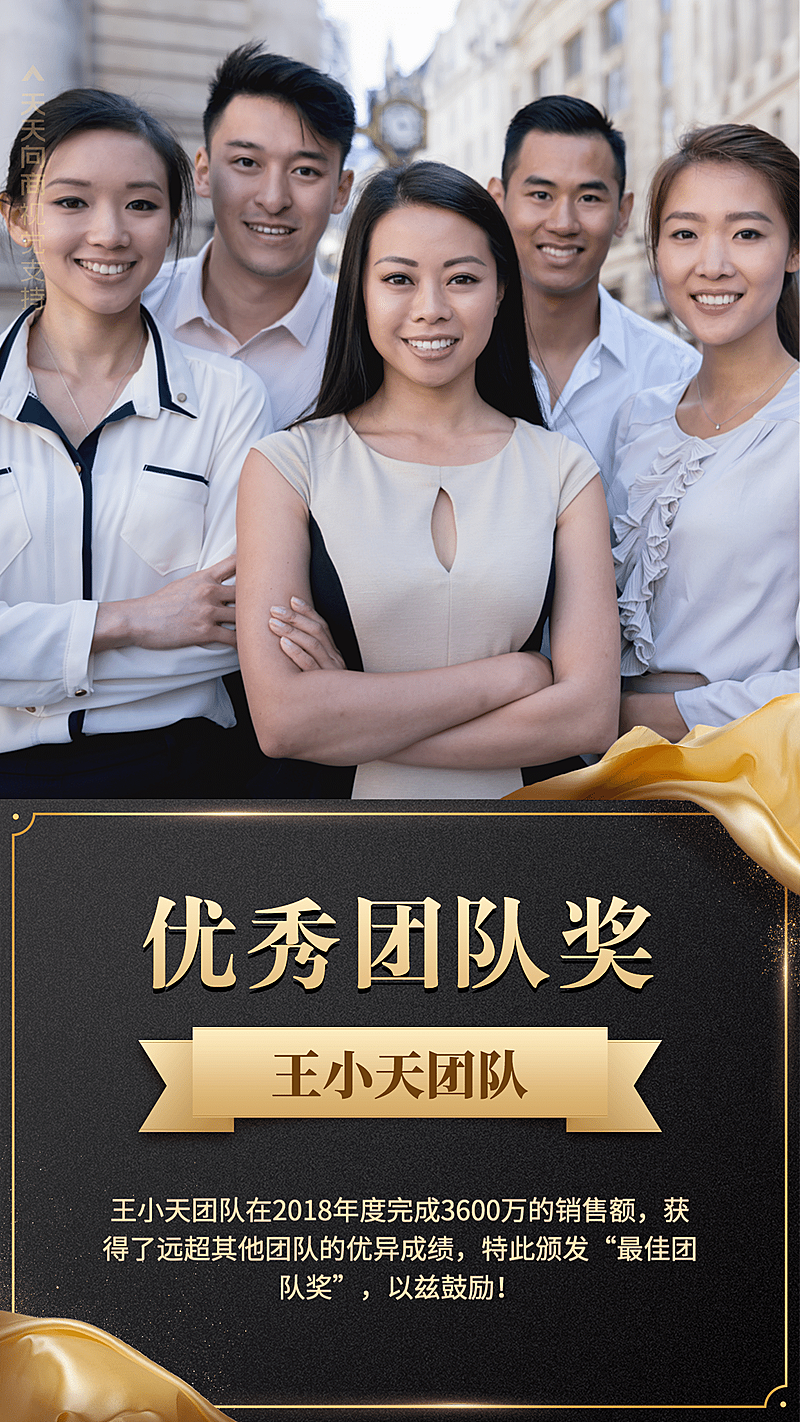 优秀团队表彰喜报