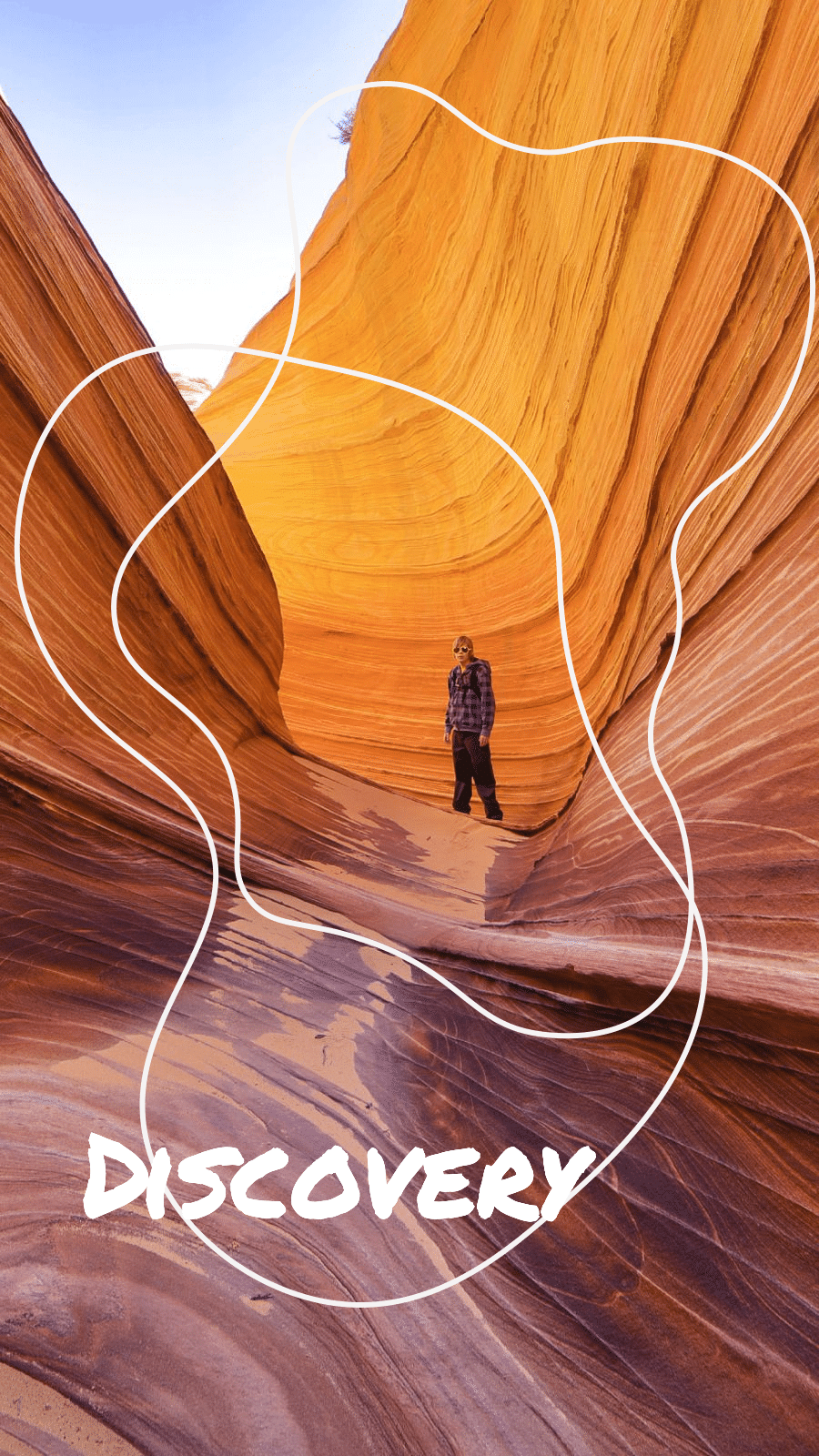 Travel Record Canyon Photo Art Simple Fashion Style Poster Instagram Story预览效果