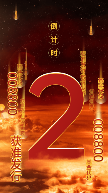 金融保险倒计时数字化酷炫立体海报预览效果