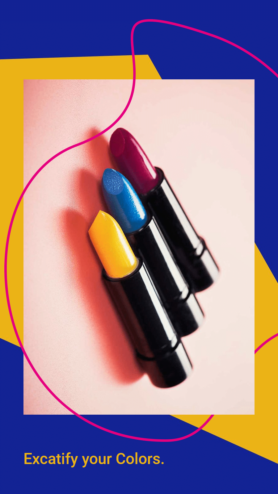 Bold Colors Lipsticks Ecommerce Story预览效果
