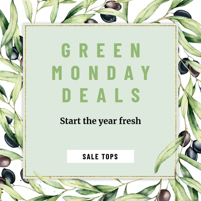 Leaves Background Female Clothing Promotion Simple Festive Style Instagram Post预览效果