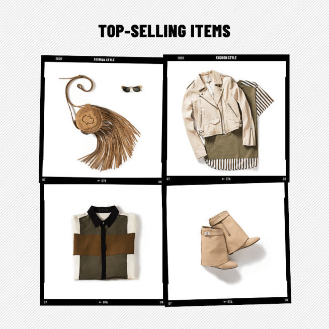 Retro Style Stripe Background Women's Wear Square Display Instagram Post预览效果