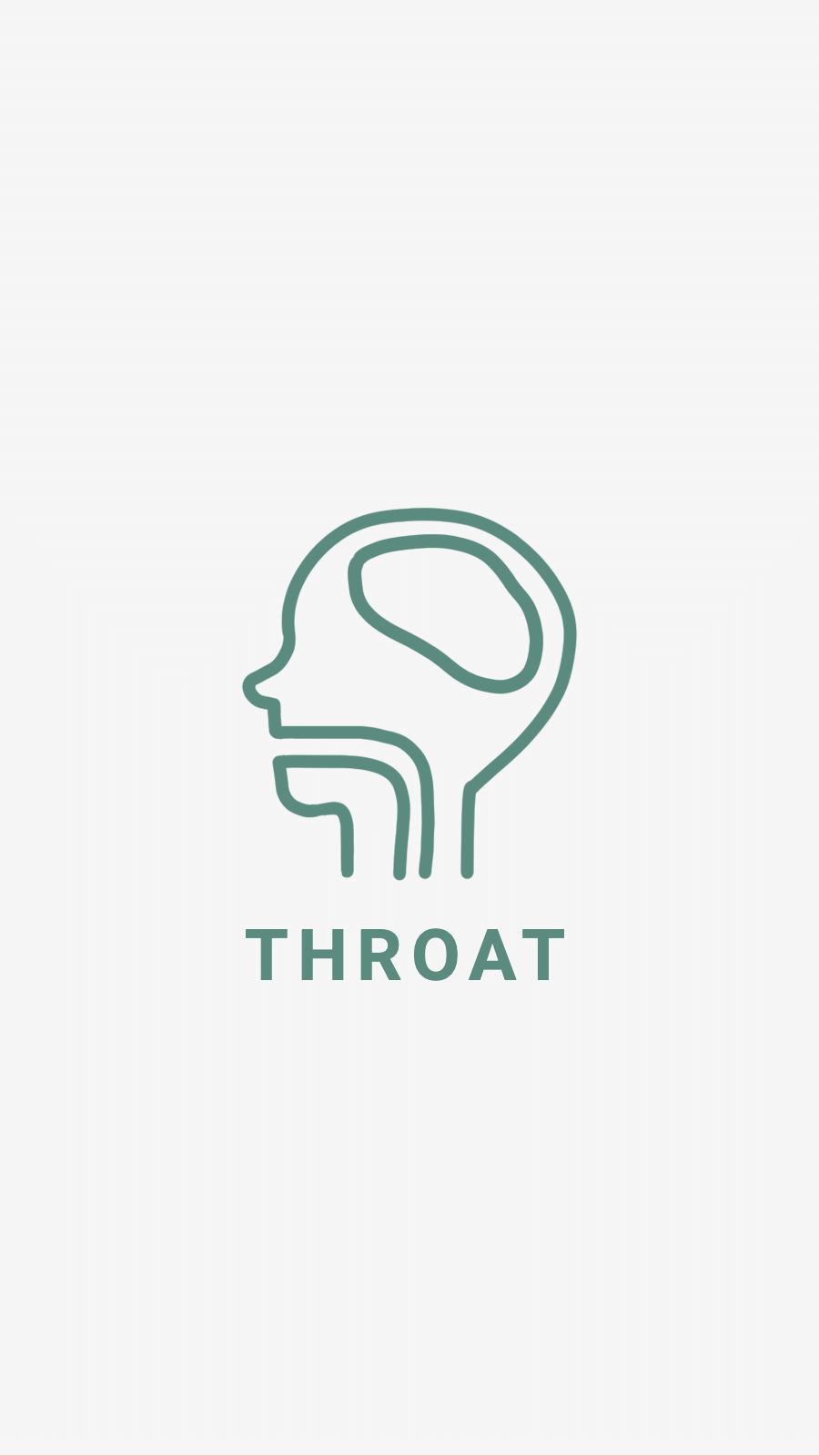 Simple Hand Painted Medical Health Throat Illustration Instagram Highlight