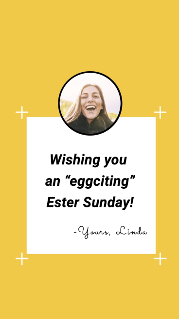 Fashion Woman Personal Display Easter Greeting Instagram Story预览效果
