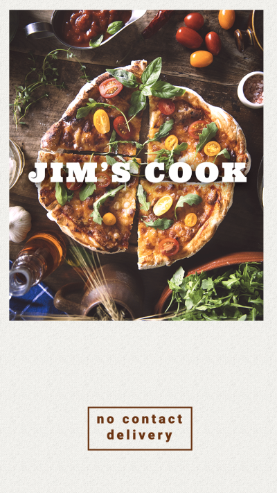 Simple Pizza COVID-19 No Contact Delivery Instagram Story
