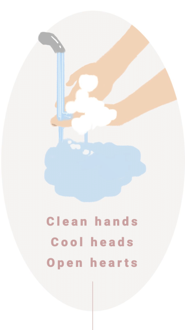 White Background Ellipse Frame Wash Hands Simple Fashion Style Poster Instagram Story预览效果