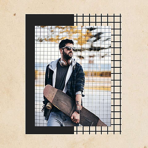 Literary Skateboard Boy Personal Show Instagram Post