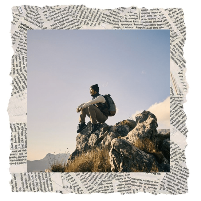 Literary Parper Frame Man Personal Show Instagram Post预览效果