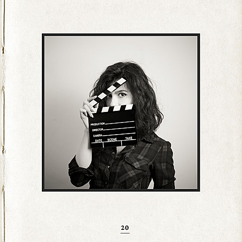 Retro Black Line Stroke Woman Instagram Post