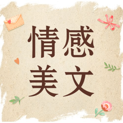 情感文艺简单底纹公众号次图