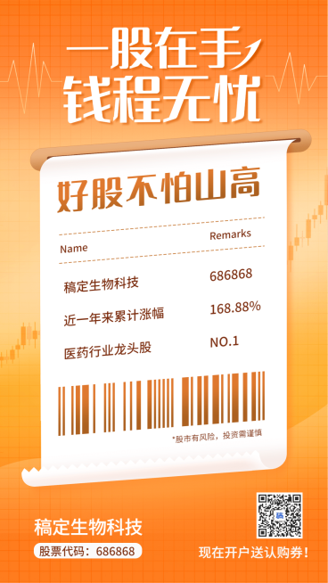 金融保险股票龙头股金融产品推荐简约海报预览效果