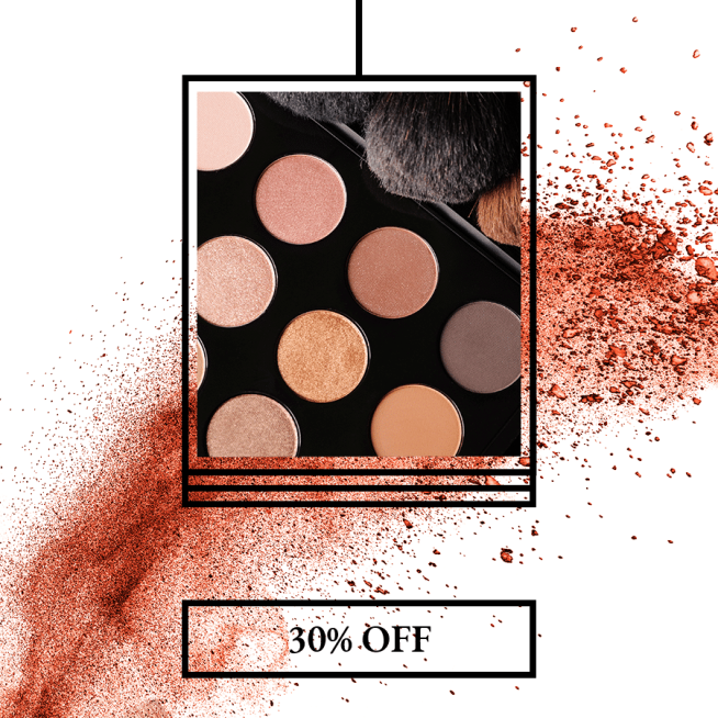 Simple Fashion Eyeshadow Promo Sale Instagram Post预览效果