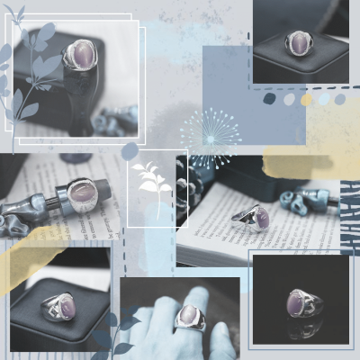 Ring Photos Jewelry Promotion Fashion Simple Style Poster Instagram Post