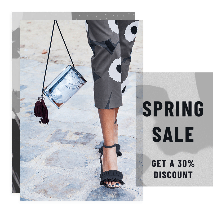 Simple Fashion Ladies Bag Spring Sale Discount Instagram Post