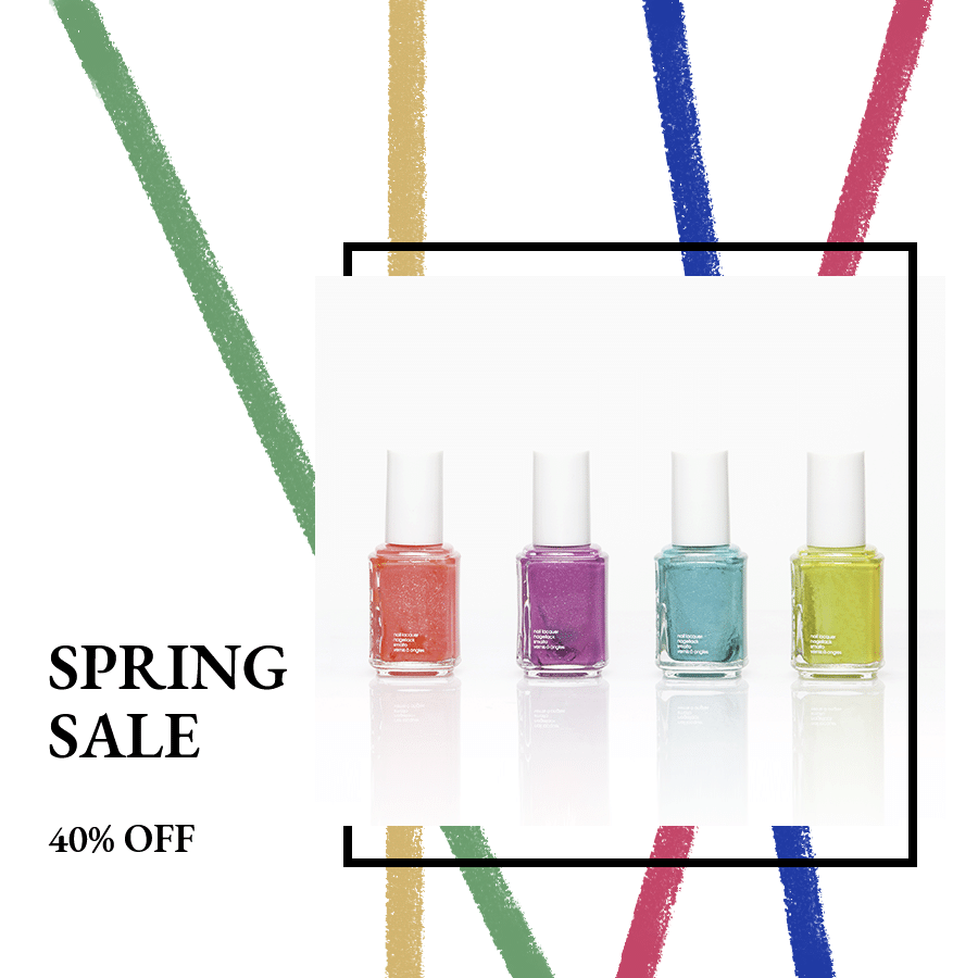 Simple Style Nail Polish Spring Sale Instagram Post