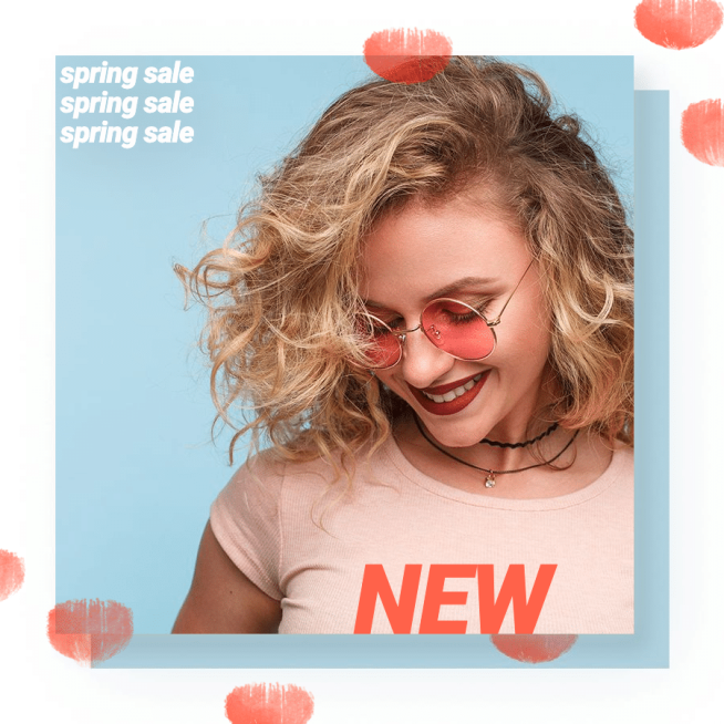 Female Clothing Jewellery Seasonal Promotion Art Fashion Simple Style Poster Instagram Post预览效果