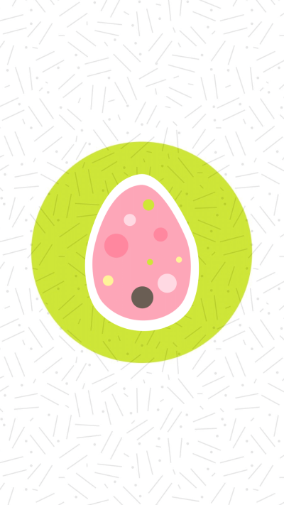 Hand Painted Easter Pink Egg Illustration Instagram Highlight