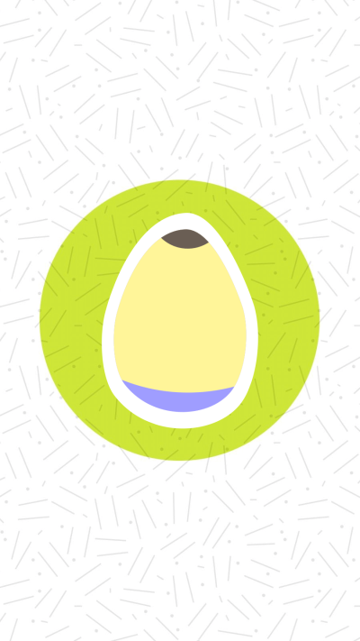 Circle Frame Hand Painted Easter Egg Illustration Instagram Highlight