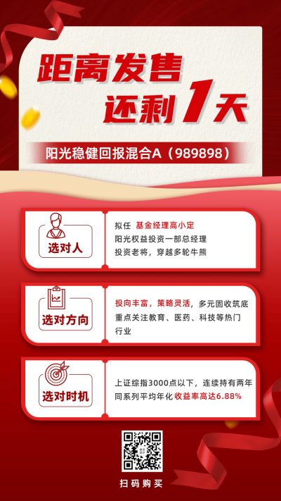 金融保险基金发售倒计时产品营销海报