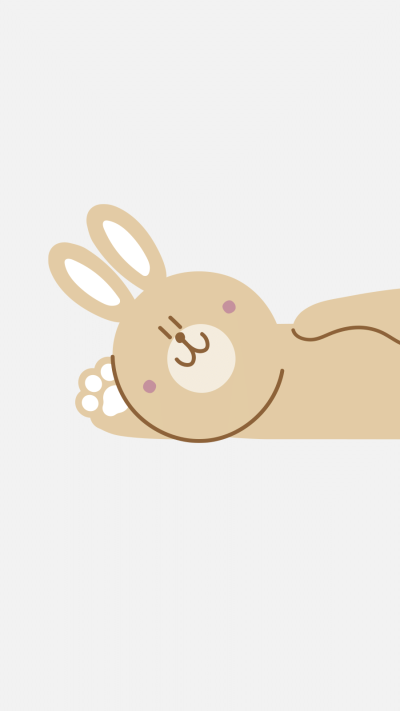 Creative Animal Orange Rabbit Illustration Instagram Highlight