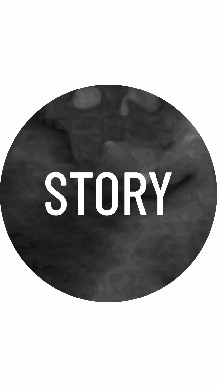 Watercolor Circle Simple Text Story Instagram Highlight