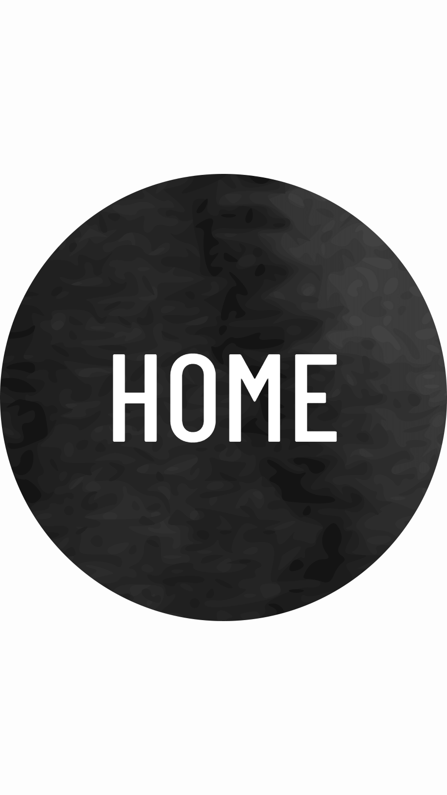 Minimalist Style White Background Black Circle Home Text Instagram Highlight
