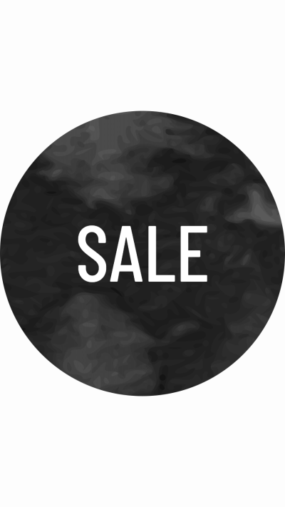 Simple Style White Background Black Circle Sale Text Instagram Highlight