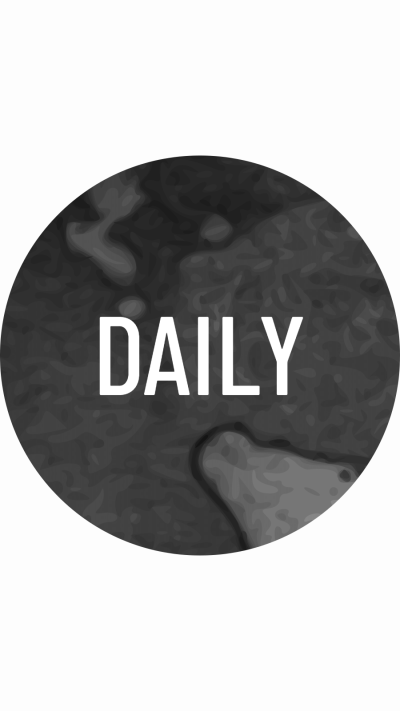 Minimalist Black Circle Element Simple Text Daily Instagram Highlight
