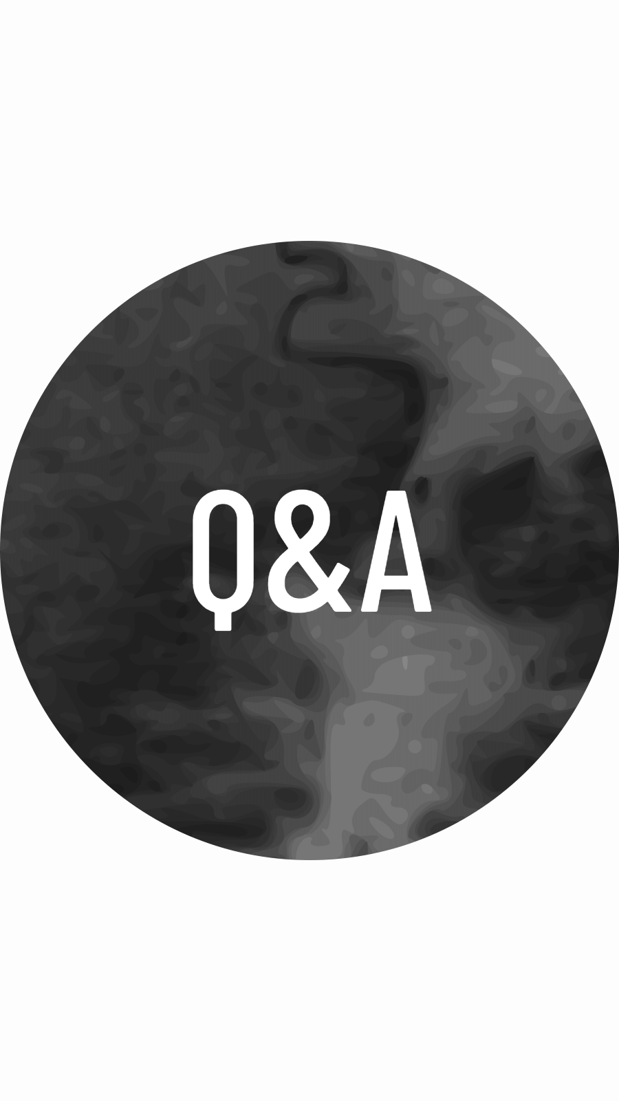 Simple Style White Background Black Circle Simple Text Instagram Highlight