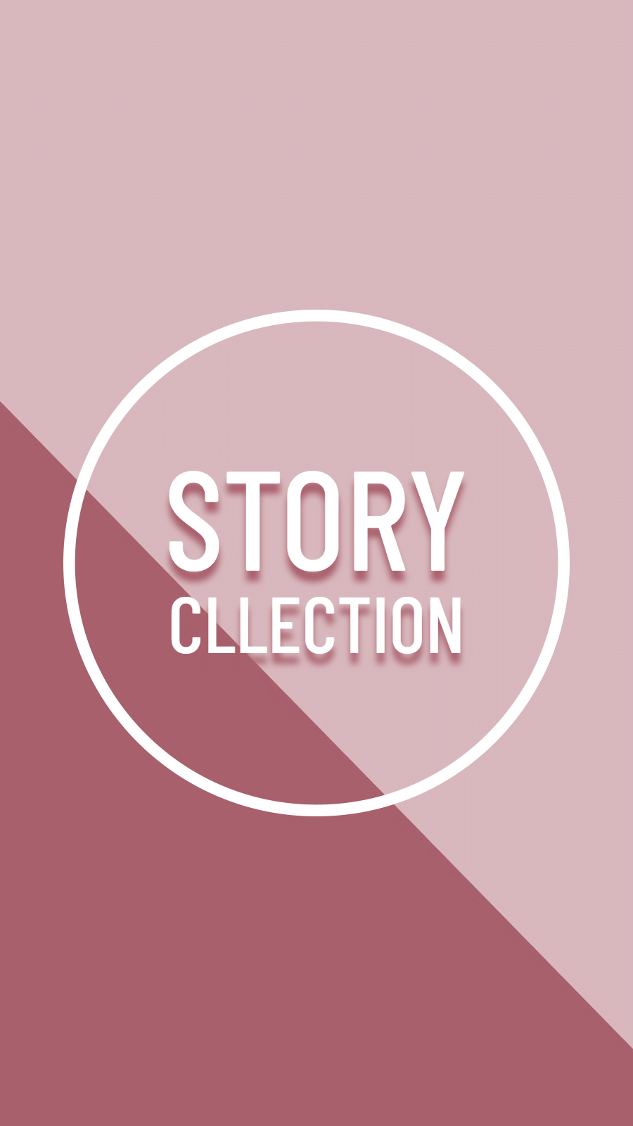 Dark Pink Red Background Text Simple Fashion Style Instagram Highlight