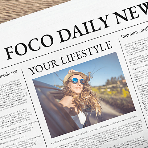 Female Enjoy Life Photo Fashion Simple Style Poster Instagram Post