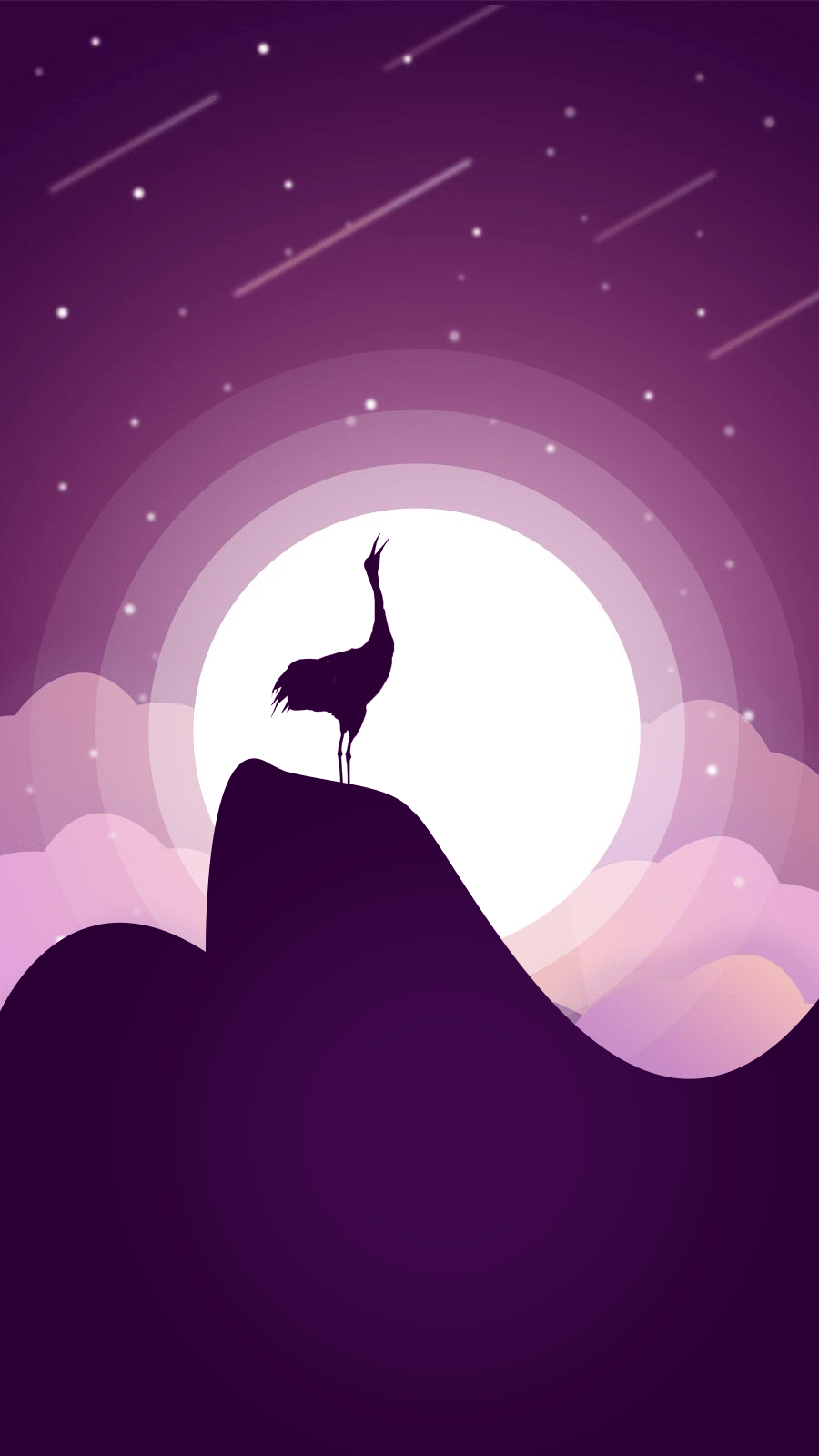 Fashion Circle Element Mountain Top Illustration Instagram Highlight