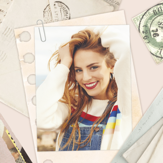 Retro Style Woman Personal Show Instagram Post预览效果