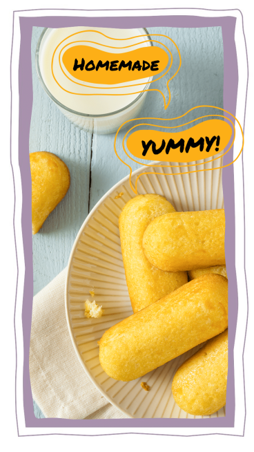 Simple Home Made Food Display Instagram Story预览效果