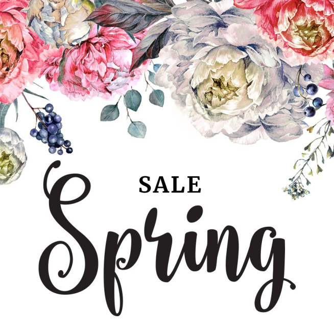 White Flowers Background Clothes Bags Promotion Fashion Simple Style Poster Instagram Post预览效果