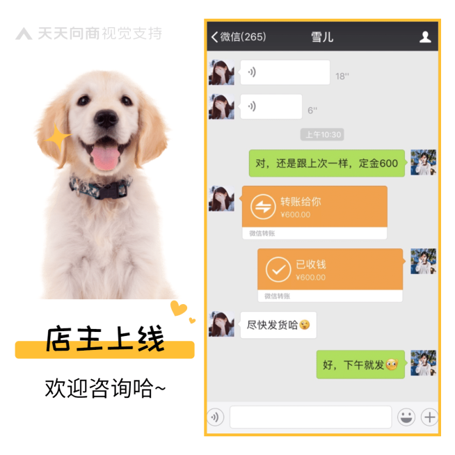 萌宠柴犬单图晒单方形海报预览效果