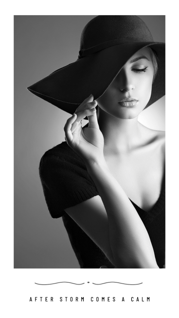Elegant Woman Photo Picture Art Fashion Style Magazine Sense Instagram Story预览效果