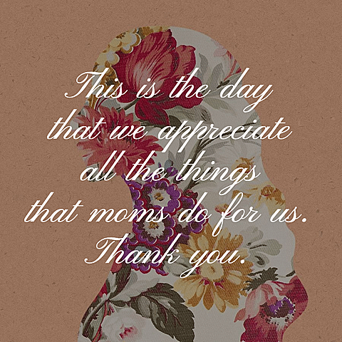 Mother’s Day Clothing Promotion Fashion Simple Style Poster Instagram Post
