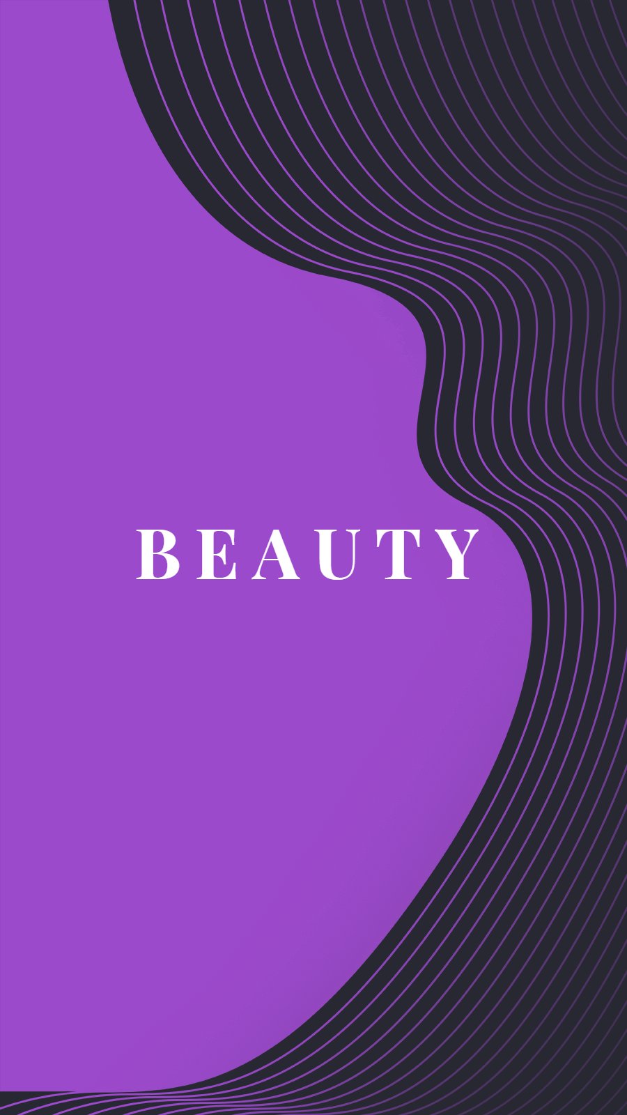 Fashion Purple Color Block Element Simple Text Beauty Instagram Highlight