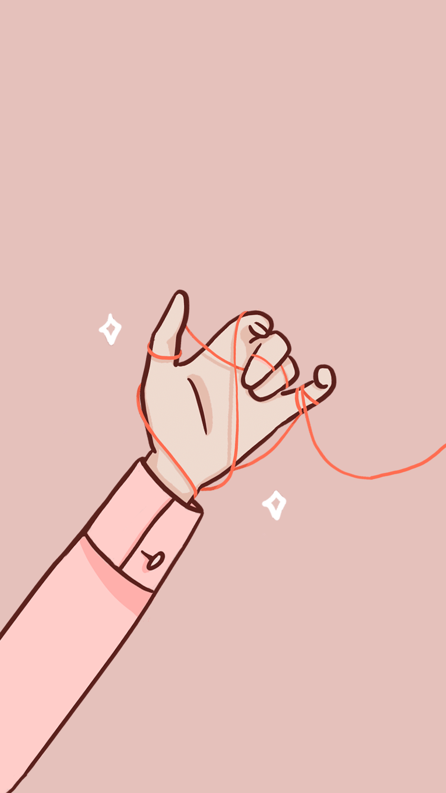 Cute Hand Painted Love Themed Hand Illustration Line Element Instagram Highlight